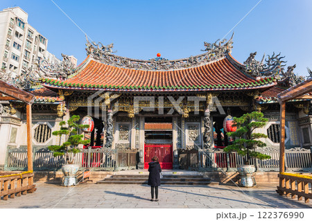 台湾 龍山寺 前亭 台湾 龍山寺 前亭 122376990