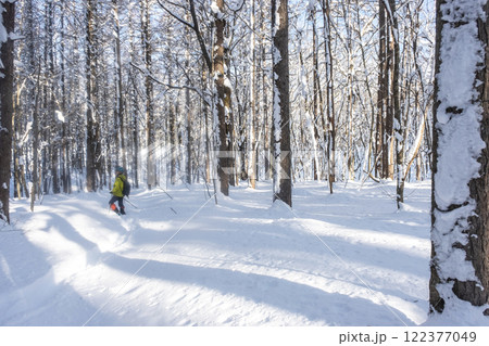 スノーシュートレッキングのイメージ(恩原湖周辺) スノーシュートレッキングのイメージ(恩原湖周辺) 122377049