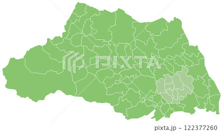 分割できる【さいたま県】地図 分割できる【さいたま県】地図 122377260