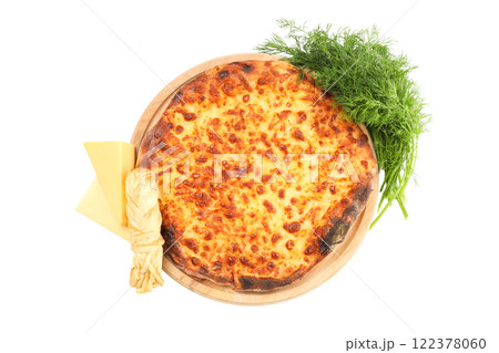 PNG, Khachapuri, tasty baking food, isolated on white background 122378060