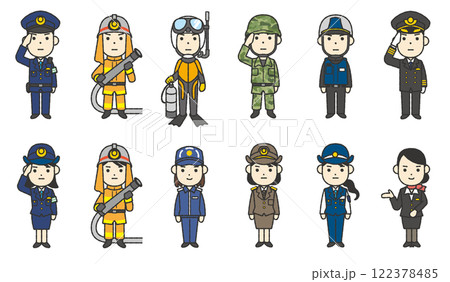 職業イラスト3 122378485