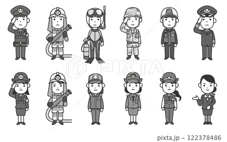 職業イラスト3 122378486