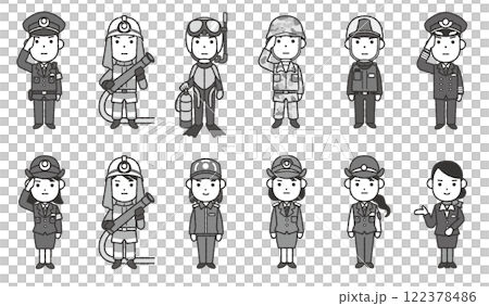 職業イラスト3 122378486