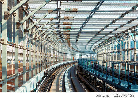 View of Tokyo from the automated monorail 122379455
