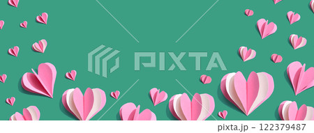 Paper craft hearts Paper craft hearts 122379487