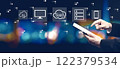 SaaS - software as a service concept with businessman using a tablet computer 122379534