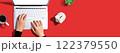 Laptop computer with piggy bank 122379550