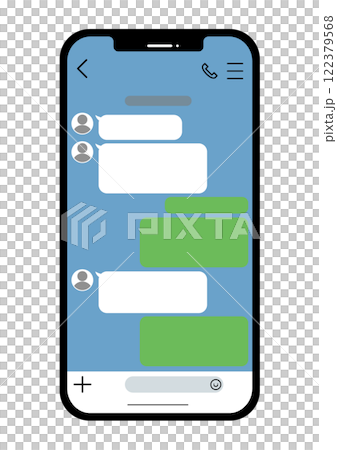 Mobile phone message talk screen 02 Mobile phone message talk screen 02 122379568