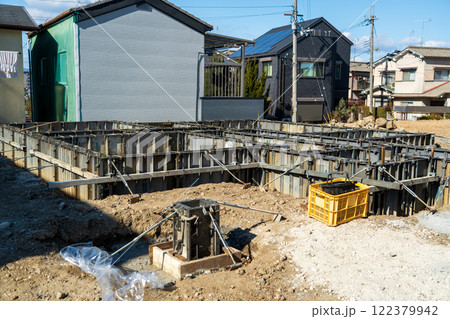 基礎工事 基礎工事 122379942