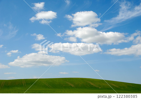 Landscape and clouds 122380385