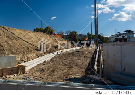 開発分譲地の造成工事 開発分譲地の造成工事 122380435