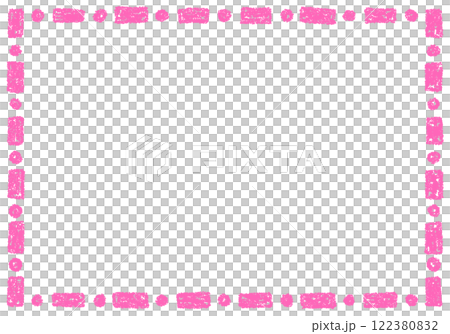 手繪蠟筆素材背景框 手繪蠟筆素材背景框 122380832