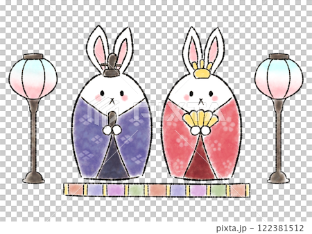 Rabbit Hinamatsuri illustration 122381512