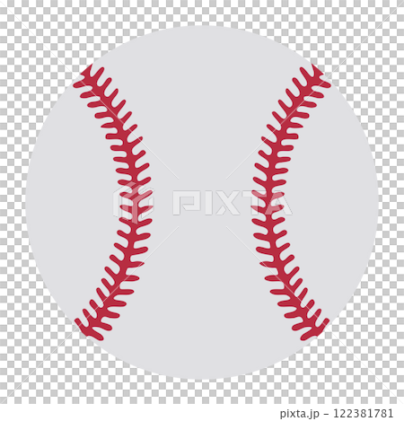 簡單的棒球球向量圖圖標 簡單的棒球球向量圖圖標 122381781