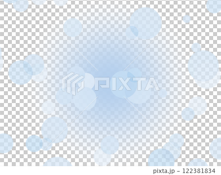 Fairytale blue polka dot background material 122381834