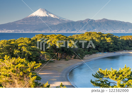 《静岡県》富士山と御浜岬の松原 《静岡県》富士山と御浜岬の松原 122382000