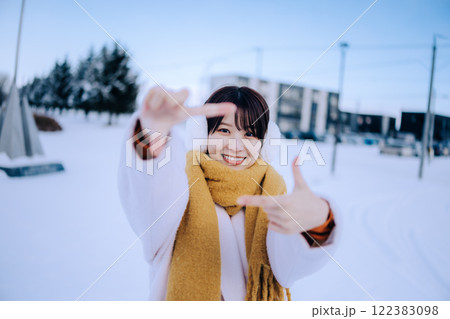 北海道で彼女デート 122383098