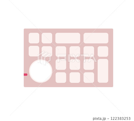 左手デバイスのイメージイラスト 左手デバイスのイメージイラスト 122383253
