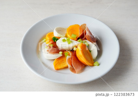 柿とかぶのマリネ 柿とかぶのマリネ 122383673