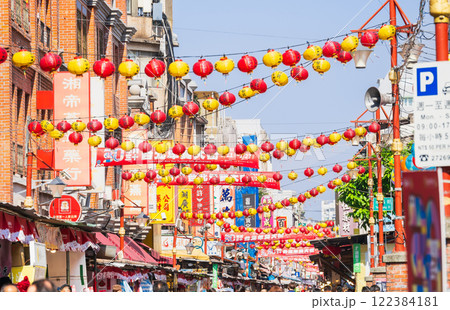春節・旧正月・新年イメージ　台湾 122384181