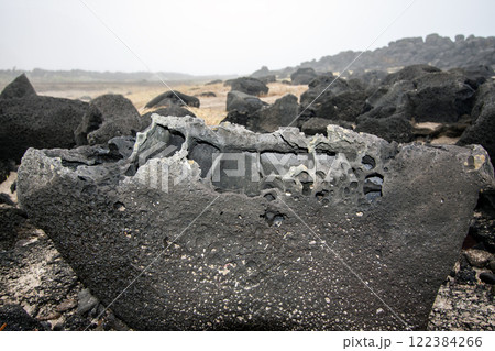 Basalt on the coast of Jeju Island Basalt on the coast of Jeju Island 122384266