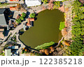 Aerial view of Checheng timber pond in Nantou County, Taiwan 122385218