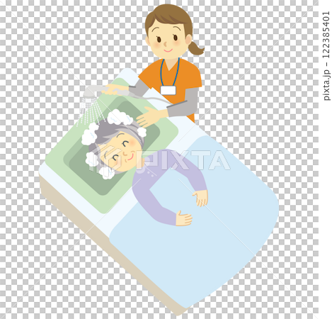到府護理服務內容_洗髮、清潔、洗澡輔助等剪圖 122385401