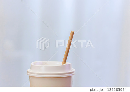 紙ストロー 122385954
