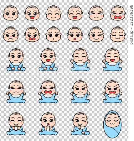 嬰兒(男孩)插圖集 嬰兒(男孩)插圖集 122386396