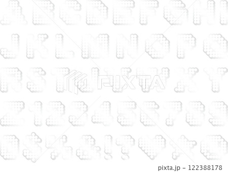 丸、文字、影付、m6白 丸、文字、影付、m6白 122388178