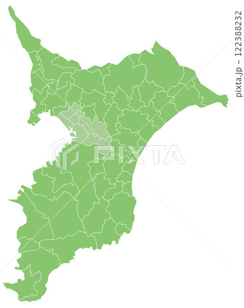 分割できる千葉県地図 分割できる千葉県地図 122388232