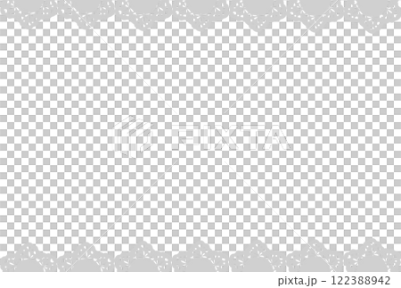 Grey heart patterned lace frame 122388942
