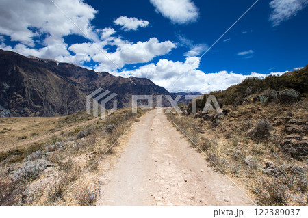 landscape in mountains.  Peru. 122389037