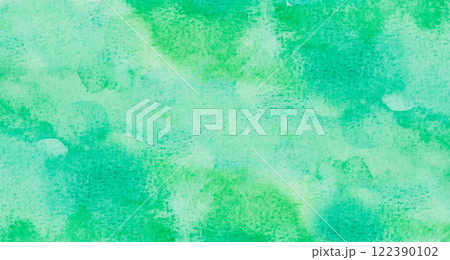 Green Watercolor Backgrounds. Hand drawn green texture 122390102
