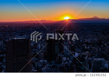 東京 渋谷区 渋谷スクランブルスクエアの展望施設 SHIBUYA SKY(渋谷スカイ)からの眺め 東京 渋谷区 渋谷スクランブルスクエアの展望施設 SHIBUYA SKY(渋谷スカイ)からの眺め 122391152