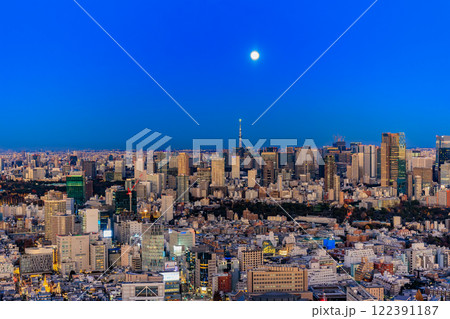 東京 渋谷区 渋谷スクランブルスクエアの展望施設 SHIBUYA SKY(渋谷スカイ)からの眺め 東京 渋谷区 渋谷スクランブルスクエアの展望施設 SHIBUYA SKY(渋谷スカイ)からの眺め 122391187