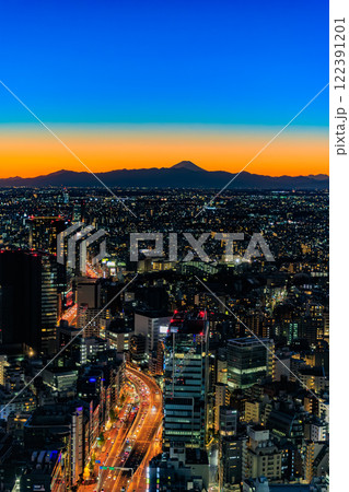 東京 渋谷区 渋谷スクランブルスクエアの展望施設 SHIBUYA SKY(渋谷スカイ)からの眺め 東京 渋谷区 渋谷スクランブルスクエアの展望施設 SHIBUYA SKY(渋谷スカイ)からの眺め 122391201