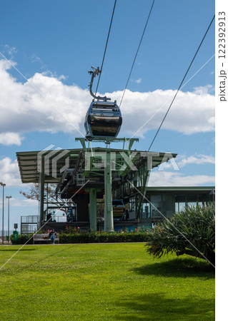 Funicular station in downtown, Funchal, Madeira Funicular station in downtown, Funchal, Madeira 122392913