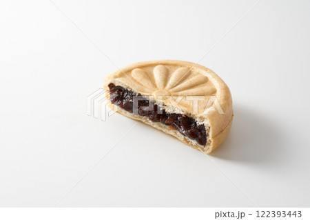 和菓子 粒あんもなか イメージ 和菓子 粒あんもなか イメージ 122393443