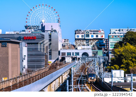 日本の横浜都市景観 センター北駅や都築阪急の観覧車、市営地下鉄などを望む=令和7年1月22日 日本の横浜都市景観 センター北駅や都築阪急の観覧車、市営地下鉄などを望む=令和7年1月22日 122394542