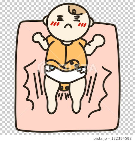 オムツ替え オムツ替え 122394598