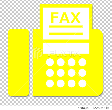 仕事で使う業務連絡や文章を電話回線で送受信するファックスのイラスト 仕事で使う業務連絡や文章を電話回線で送受信するファックスのイラスト 122394816