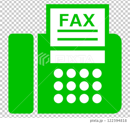 仕事で使う業務連絡や文章を電話回線で送受信するファックスのイラスト 仕事で使う業務連絡や文章を電話回線で送受信するファックスのイラスト 122394818