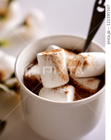 ココアとマシュマロのトッピング ココアとマシュマロのトッピング 122395507