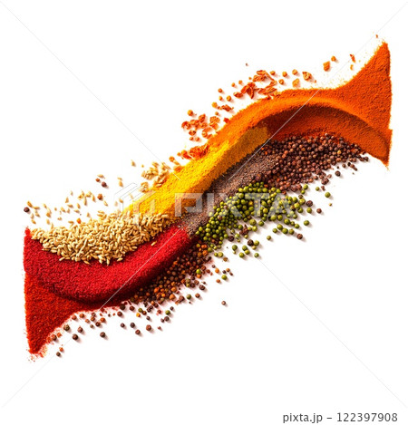 Wavy Spice Gradient 122397908