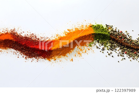 Wavy Spice Gradient 122397989