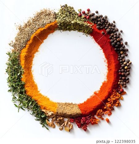 Circular Spices Array 122398035