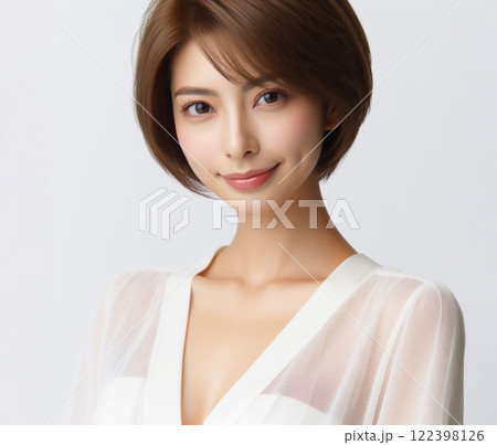 白いブラウスの美女 白いブラウスの美女 122398126