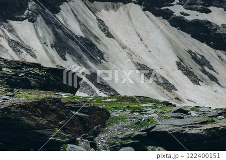 beautiful mauntain landscape in Italian Dolomites Alps. Passo Pordoi. South Tyrol. Italy 122400151