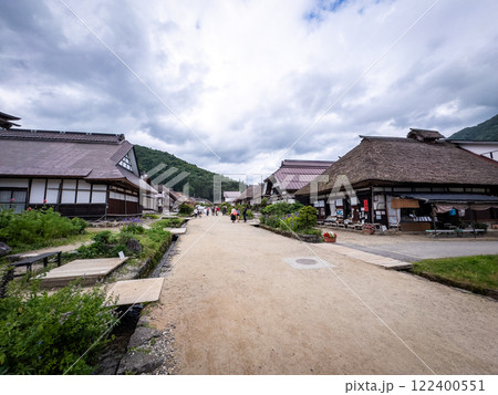 Ouchijuku Postal Town, in Fukushima, Japan 122400551